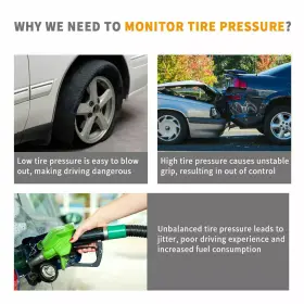 13598771 MODIGT Set Tire Pressure Sensor Monitor Tpms Chevy #2