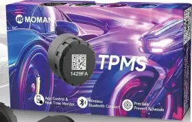 Moman 1429fa Tpms 2 Sensor Bluetooth App Monitor Motorcycle Or Automobile