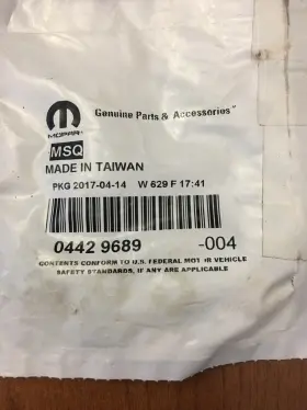 04429689 MOPAR Hex Flange Nut