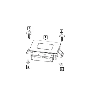 06509788AA MOPAR Hex Flange Nut Cherokee