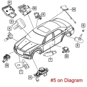 1AMTP3400A MOPAR Tpms Tire Pressure Sensor Wrangler #3