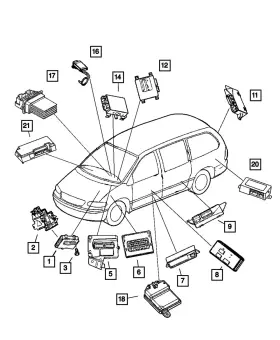 4727363AG MOPAR Tire Pressure Monitoring Receiver