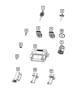 56029864AE MOPAR Hub Receiver