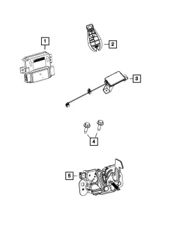 56046809AJ MOPAR Hub Receiver Dart