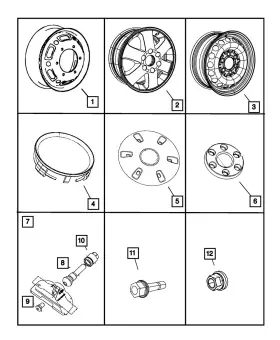 68006773AA MOPAR Wheel Valve Stem 2500