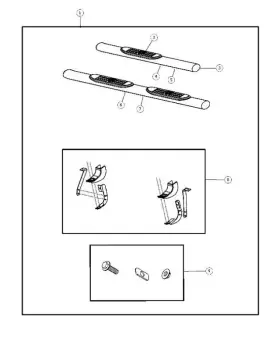 68048813AA MOPAR Mounting Kit 3500