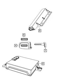 68172588AB MOPAR Hub Receiver