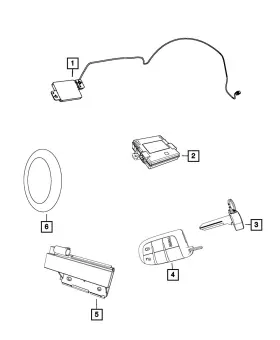 Mopar 68217461af Genuine Hub Receiver