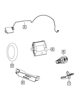 68217462AE MOPAR Hub Receiver Durango