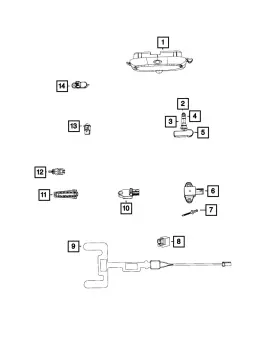 68242161AA MOPAR Blind Rivet