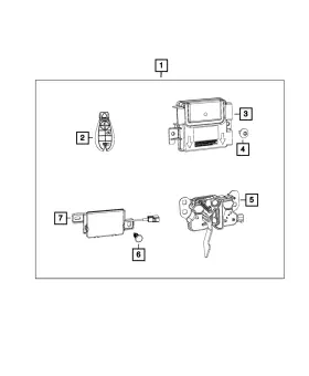 68245482AE MOPAR Tire Pressure Monitoring Receiver 1500 #3