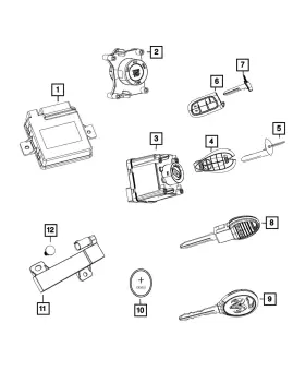 68363203AC MOPAR Hub Receiver