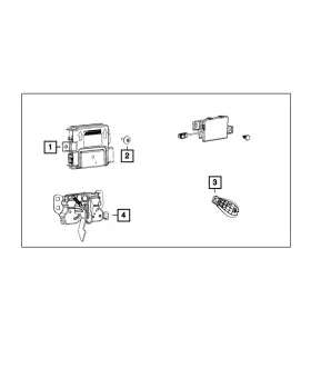 68363204AC MOPAR Tire Pressure Monitoring Receiver 3500