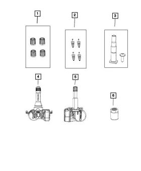68494956AA MOPAR Valve Stem Kit