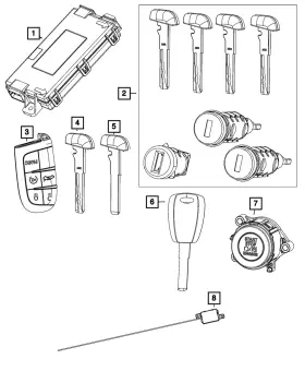 68516285AD MOPAR Hub Receiver 1500