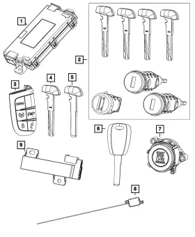 68516285AE MOPAR Receiver