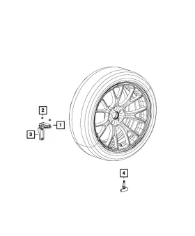 68536552AD MOPAR Tire Pressure Monitoring Module