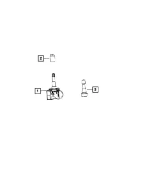 68536975AA MOPAR Tire Pressure Sensor 1500