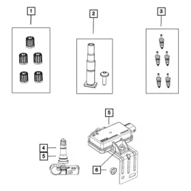 68582106AA MOPAR Gladiator Tire Pressure Monitoring Control