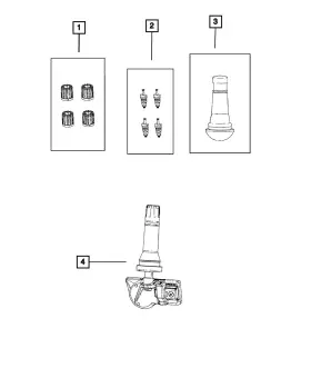 68709509AA MOPAR Tire Pressure Sensor