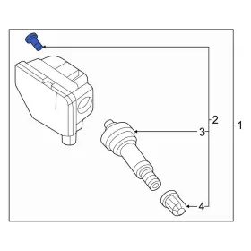 407006RA0B NISSAN OE Tire Pressure Sensor Monitoring Tpms #3 407006RA0B NISSAN OE Tire Pressure Sensor Monitoring Tpms #3