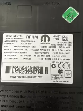 52072829 JEEP Tpms Tire Pressure Sensor Module Renegade #3