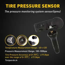XPD-TYCGQ-49842 OXILAM Tpms Tire Pressure Sensor Monitoring #3