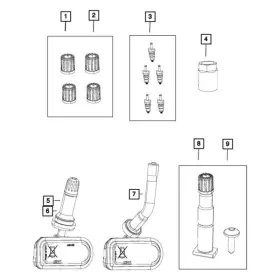 68206637AA RAM OE Tire Pressure Sensor Monitoring Tpms Nut
