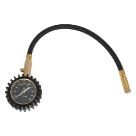 Ratchroll 000715arrc241017jp 1pc Universal Tire Pressure Gauge 0-100 Psi 2.56 Inch Black