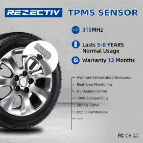 641926214760 RENECTIV Tpms Tire Pressure Sensor Monitor #2