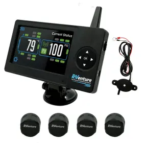 82090 RVENTURE Rv Tire Pressure Monitoring Cap Sensors