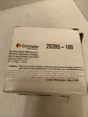 20395-100 SCHRADER AUTOMOTIVE Pack Tpms Valve Cap Sealing