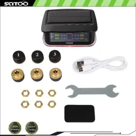 SCT1542DF3202 SCITOO Rv Tire Pressure Sensor Tpms Solar Alarm
