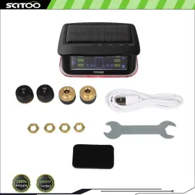 SCT1552DF4203 SCITOO Rv Tire Pressure Sensor Tpms Solar Alarm