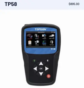 TPM58 STANDARD MOTOR PRODUCTS Tpm Sensor
