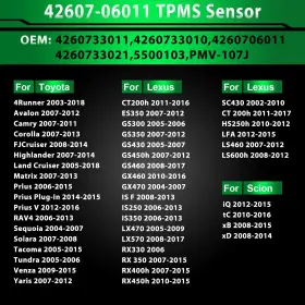 4260724010 SZKAIDAG Tire Pressure Sensor Tpms HS250H Lexus #2