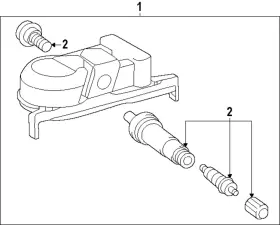 42607-47020 TOYOTA Tire Pressure Sensor Monitoring Tpms