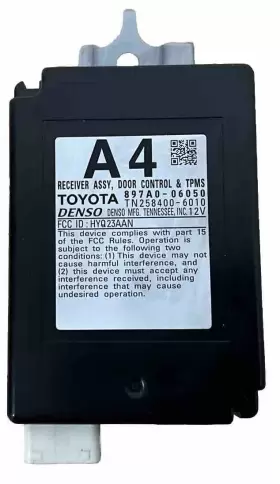 897A0-06050 TOYOTA Tpms Tire Pressure Monitor Camry