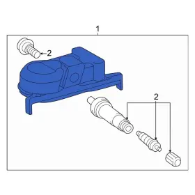 4260742050 TOYOTA OE Tire Pressure Sensor Monitoring Tpms