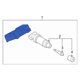 42607WAA01 TOYOTA OE Tire Pressure Sensor Monitoring Tpms