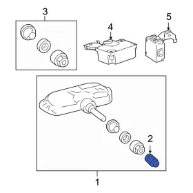 90942A5004 TOYOTA OE Tire Pressure Monitoring Tpms Valve Stem