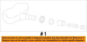 SU00307506 TOYOTA OEM Tire Pressure Sensor Monitor Tpms #2