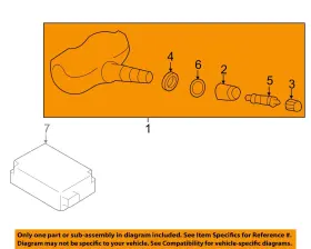 SU00307506 TOYOTA OEM Tire Pressure Sensor Monitor Tpms