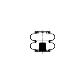 AS-4310 TRIANGLE SUSPENSION Air Spr Double Bellows