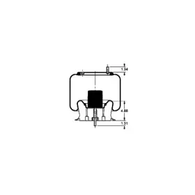 AS-8451 TRIANGLE SUSPENSION SYSTEMS CO Air Spr Rolling Lobe