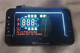 Tst Tst-507-d-c.e Truck System Technologies Monitor - Only Half The Screen Lights Up