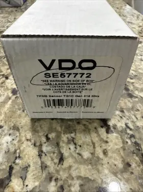 SE57772 VDO Tpms Sensor Chrysler Dodge Jeep Continental