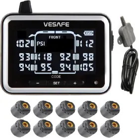 518C-10E09 VESAFE Tpms Wireless Tire Pressure Monitoring Rv