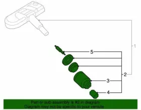 1K0-998-275-A VW Tire Pressure Sensor Monitoring Kit Gti #2