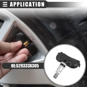 529333X305 X-AUTOHAUX Car Programmed Tire Pressure Sensor #3